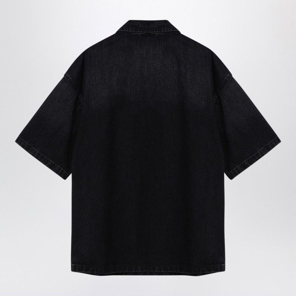 Prada Black Denim Shirt - Picture 2 of 2